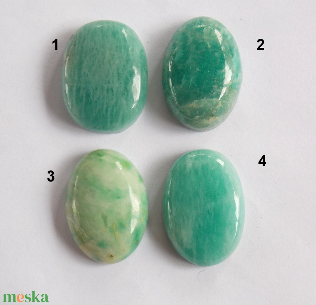Amazinite /2 - kellékek & szerszámok - gyöngyfűzés kellékek - cabochon - Meska.hu Amazinite /2 - kellékek & szerszámok - gyöngyfűzés kellékek - cabochon - Meska.hu