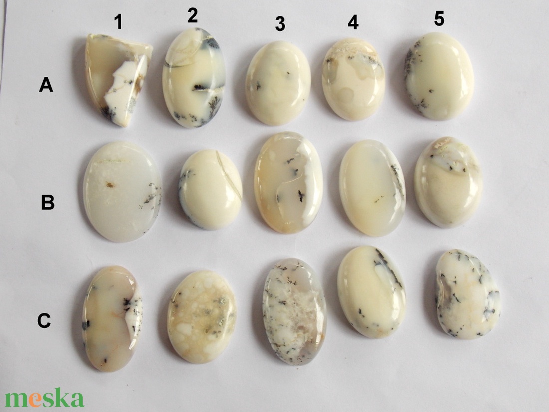 Dendrite opál / Merlinit / 1 - kellékek & szerszámok - gyöngyfűzés kellékek - cabochon - Meska.hu Dendrite opál / Merlinit / 1 - kellékek & szerszámok - gyöngyfűzés kellékek - cabochon - Meska.hu