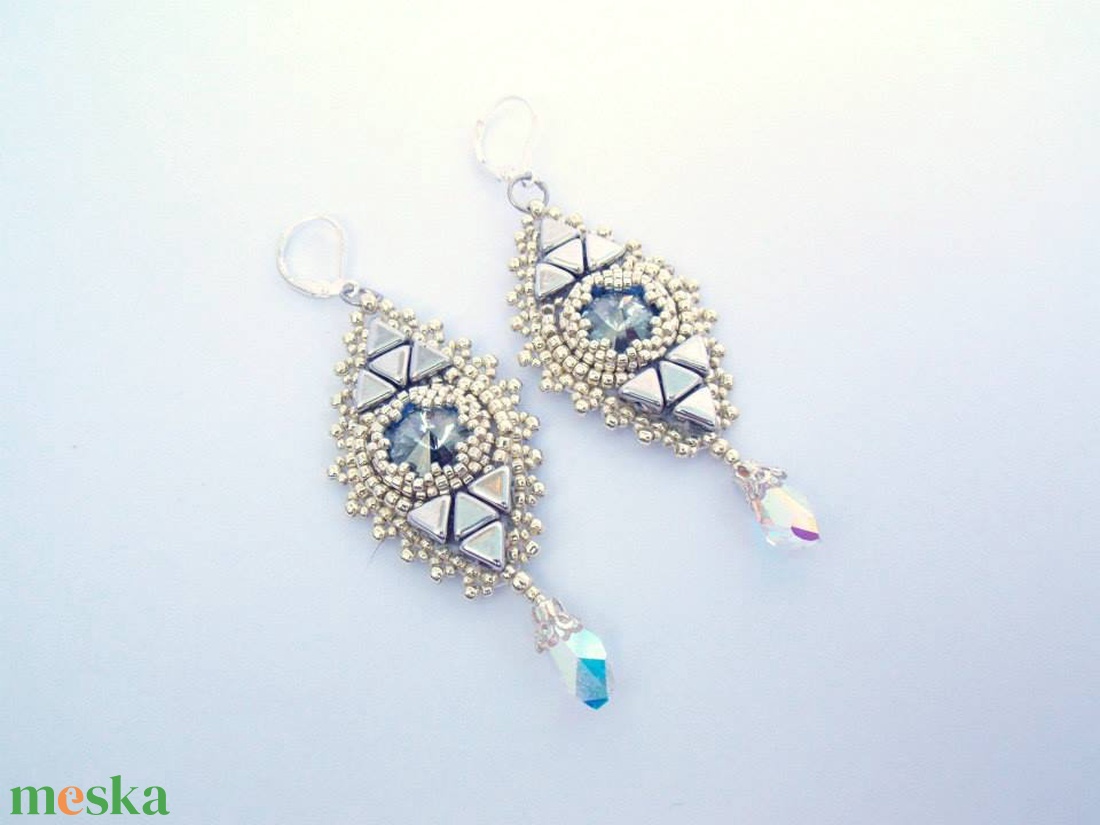 Zúzmara szett  tutorial - diy (csináld magad) - fűzésminták - Meska.hu