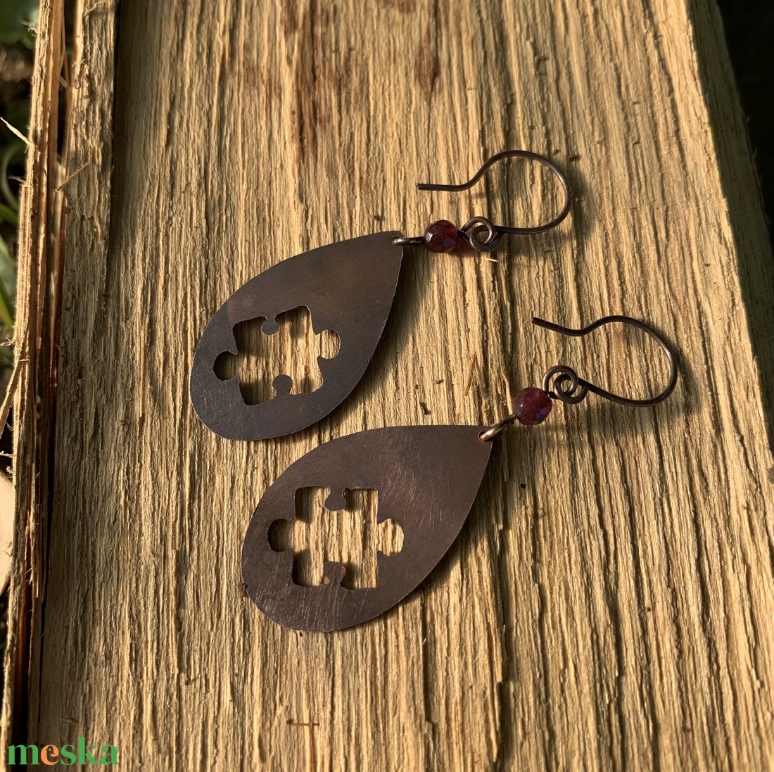 Puzzle fülbevaló - ékszer - fülbevaló - lógó fülbevaló - Meska.hu Puzzle fülbevaló - ékszer - fülbevaló - lógó fülbevaló - Meska.hu
