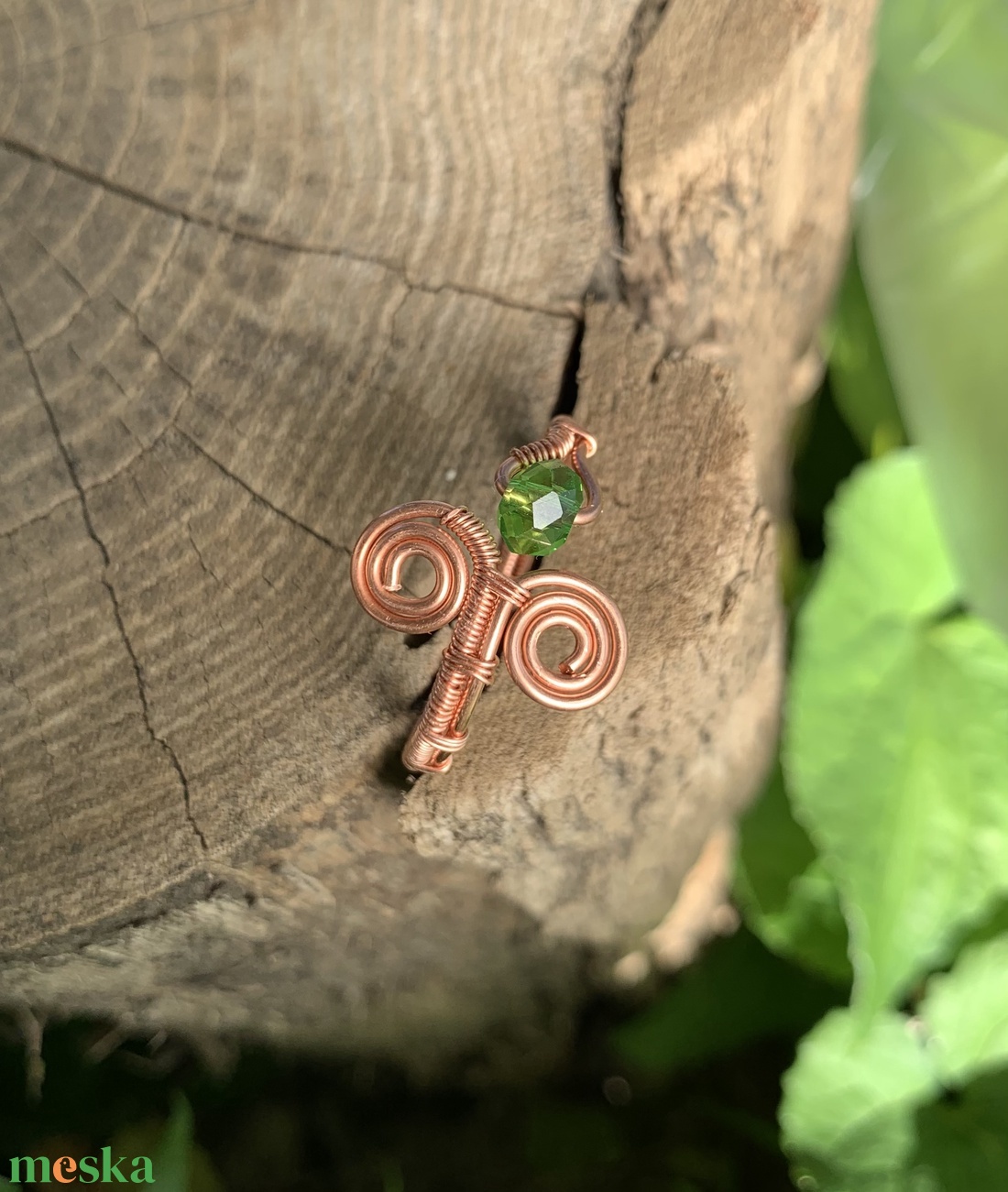 Swarovski réz gyűrű - ékszer - gyűrű - gyöngyös gyűrű - Meska.hu Swarovski réz gyűrű - ékszer - gyűrű - gyöngyös gyűrű - Meska.hu