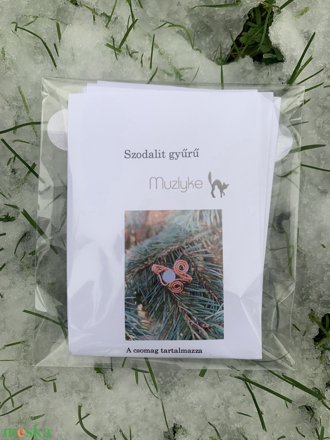 Szodalit gyűrű készítő egységcsomag - diy (csináld magad) - egységcsomag - Meska.hu Szodalit gyűrű készítő egységcsomag - diy (csináld magad) - egységcsomag - Meska.hu