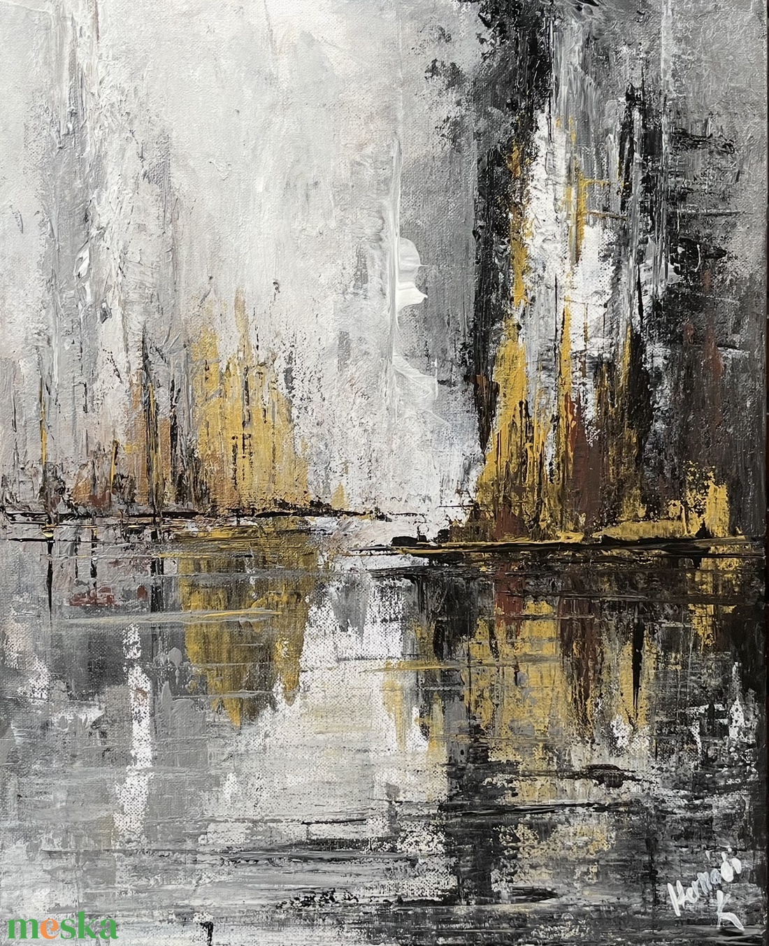 Áttörés - művészet - festmény - akril - Meska.hu