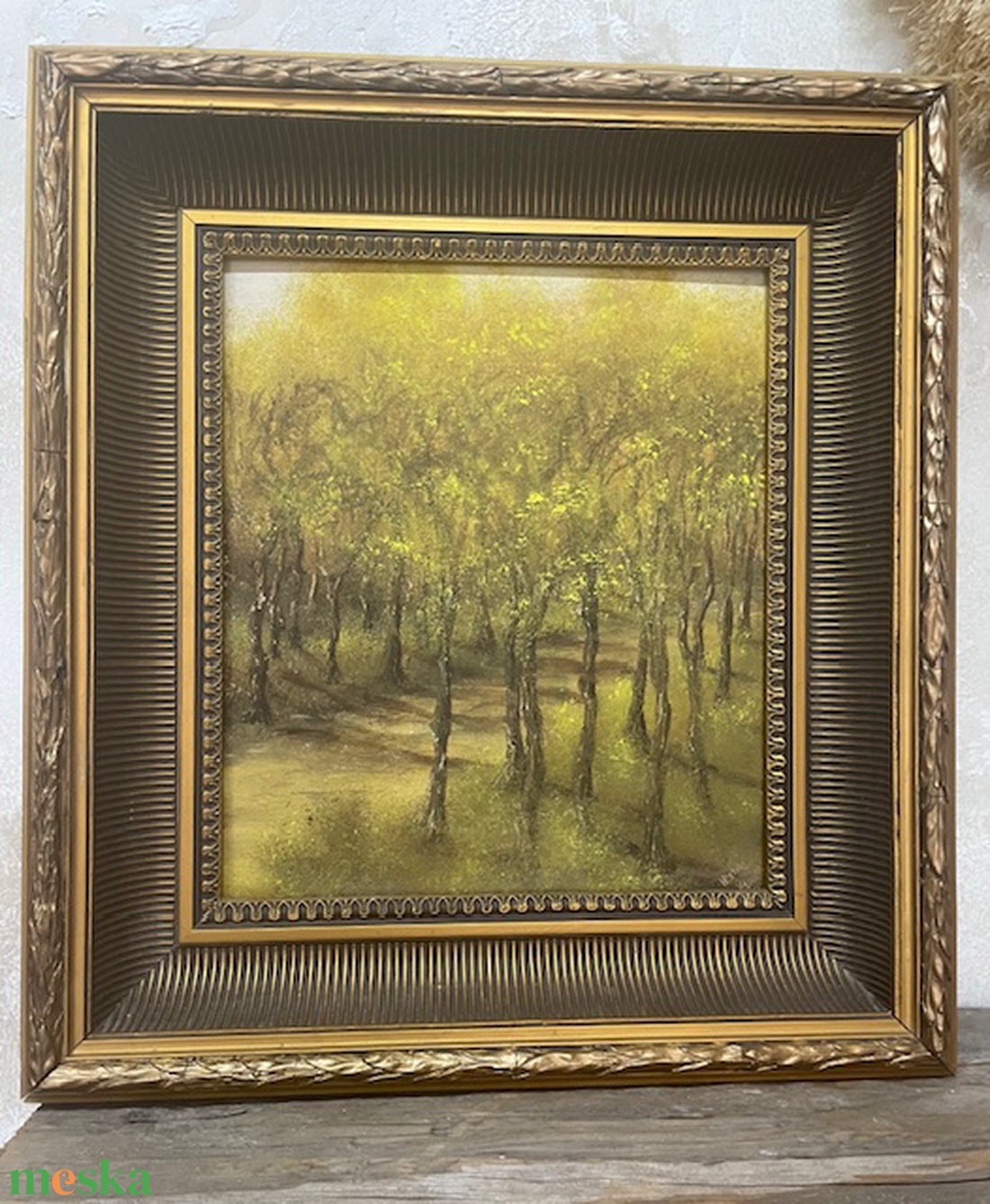 Erdei ösvény - olaj festmény - művészet - festmény - akril - Meska.hu