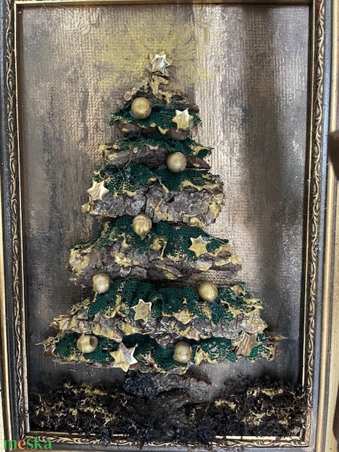 Karácsonyi elegancia - karácsony - karácsonyi lakásdekoráció - karácsonyi lakásdíszek - Meska.hu