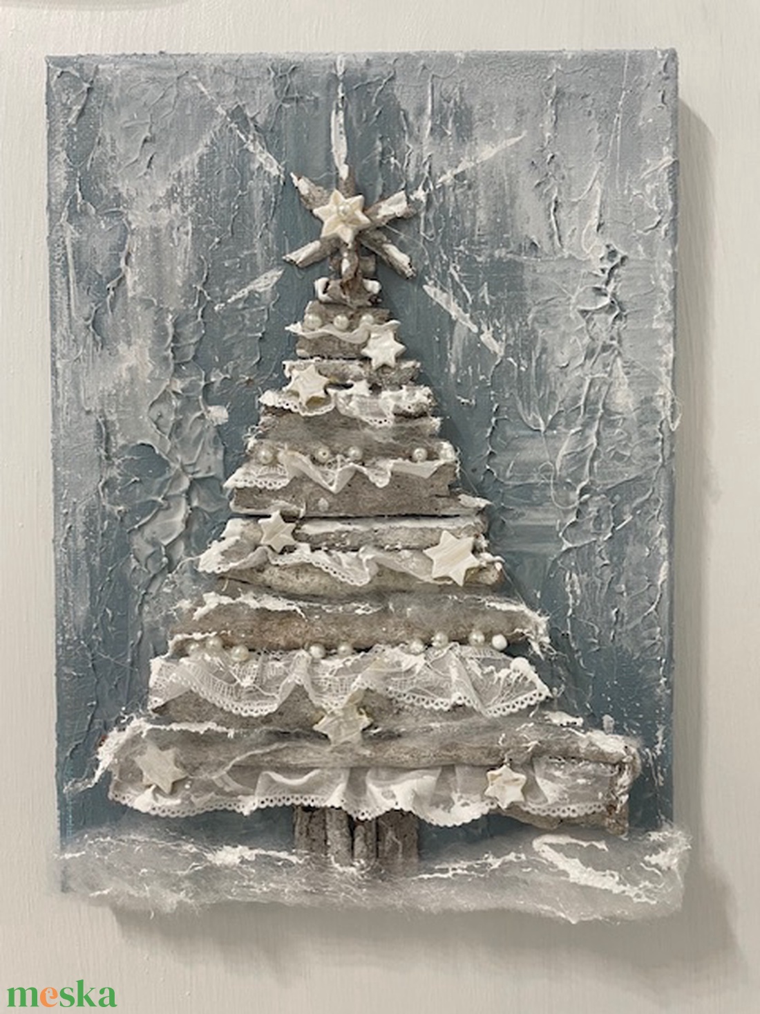 karácsonyi festmények - művészet - festmény - akril - Meska.hu