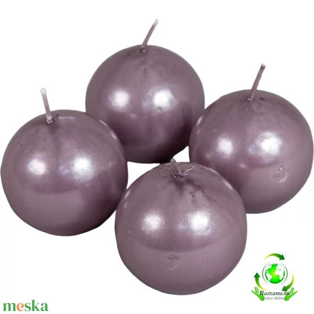 Metál gömb gyertya 60 mm - halvány lila - kellékek & szerszámok - dekorációs kellékek - dekorációs gyertya - Meska.hu Metál gömb gyertya 60 mm - halvány lila - kellékek & szerszámok - dekorációs kellékek - dekorációs gyertya - Meska.hu