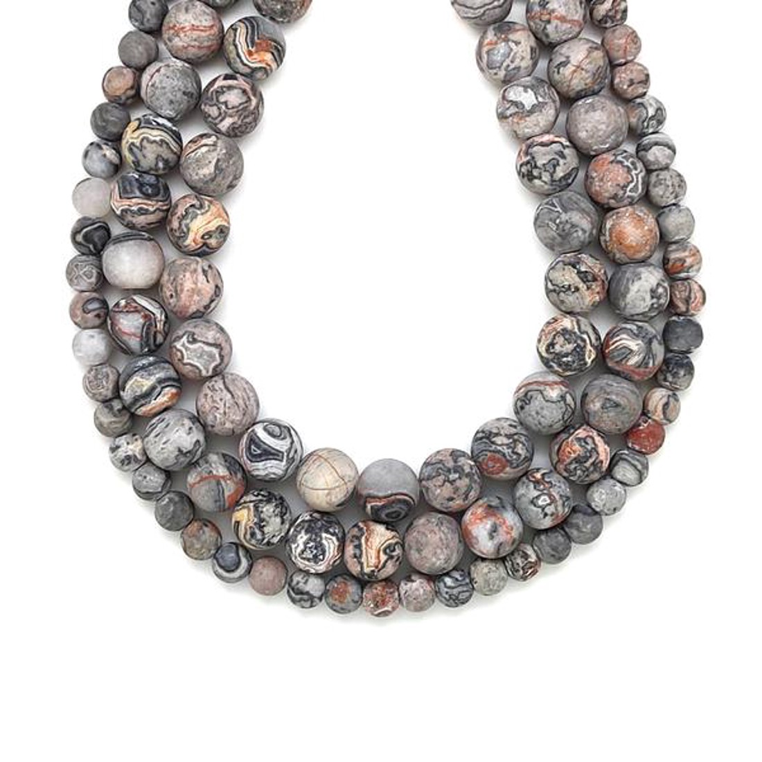 Silver leaf jáspis barnás matt golyó 10mm ékszerkészítő alapanyag (füzér) - kellékek & szerszámok - ásvány alapanyag - ásványfüzér - Meska.hu