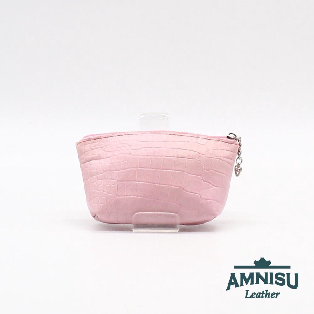 Rózsaszín krokkómintás kettő cipzáras kulcstartó B4006 - táska & tok - kulcstartó & táskadísz - kulcstartó - Meska.hu