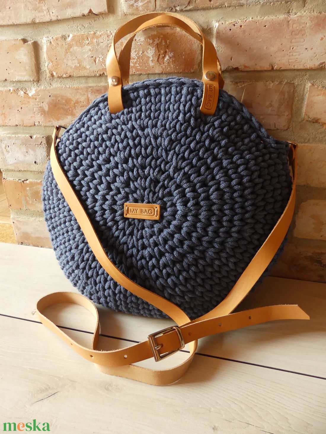 Horgolt női körtáska farmerkék színben - Crossbody - táska & tok - kézitáska & válltáska - vállon átvethető táska - Meska.hu Horgolt női körtáska farmerkék színben - Crossbody - táska & tok - kézitáska & válltáska - vállon átvethető táska - Meska.hu
