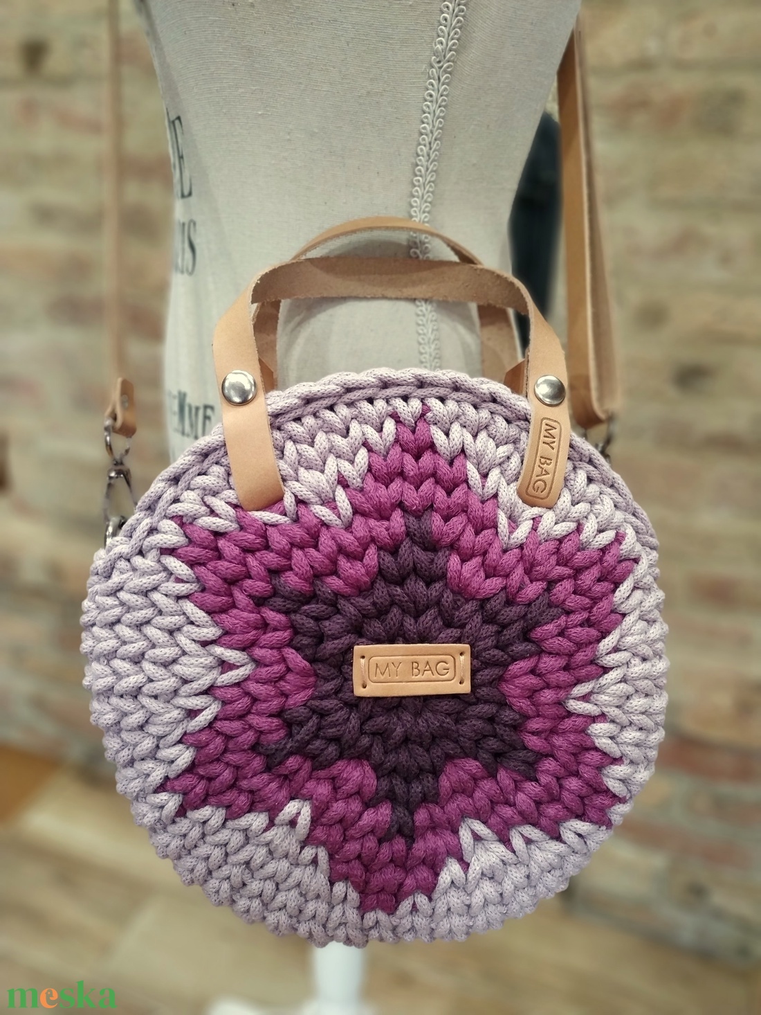 Horgolt női körtáska - MINI - csillaggal a közepén - Crossbody - PISZKOSRÓZSASZÍN - táska & tok - kézitáska & válltáska - vállon átvethető táska - Meska.hu Horgolt női körtáska - MINI - csillaggal a közepén - Crossbody - PISZKOSRÓZSASZÍN - táska & tok - kézitáska & válltáska - vállon átvethető táska - Meska.hu