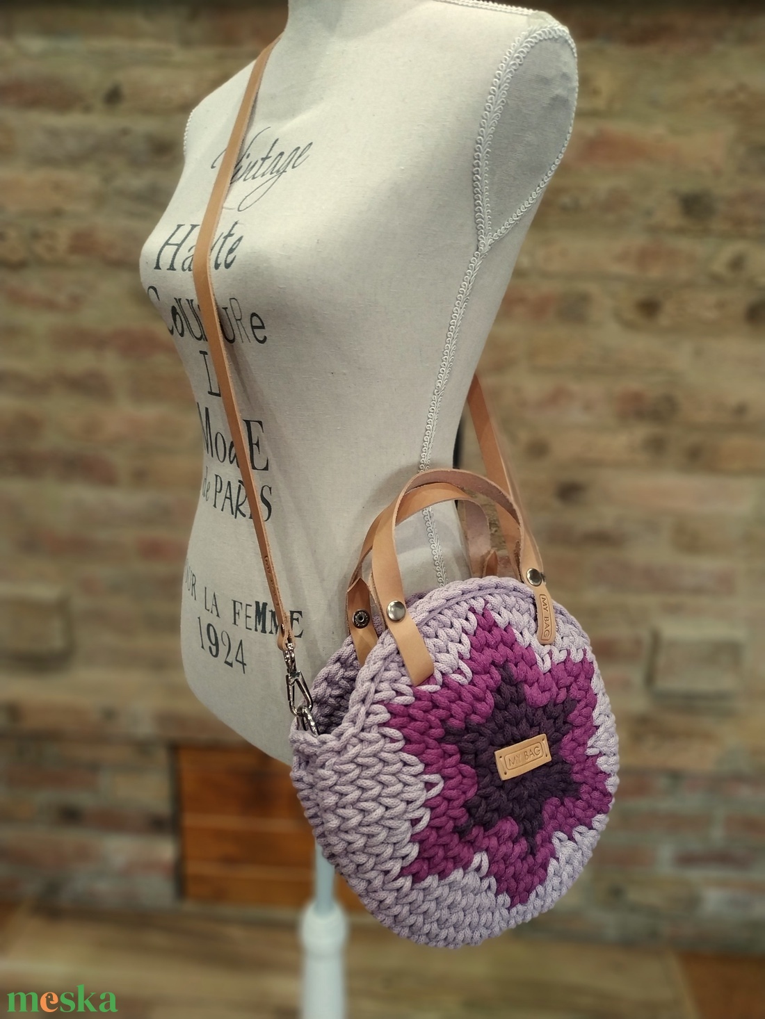 Horgolt női körtáska - MINI - csillaggal a közepén - Crossbody - PISZKOSRÓZSASZÍN - táska & tok - kézitáska & válltáska - vállon átvethető táska - Meska.hu Horgolt női körtáska - MINI - csillaggal a közepén - Crossbody - PISZKOSRÓZSASZÍN - táska & tok - kézitáska & válltáska - vállon átvethető táska - Meska.hu