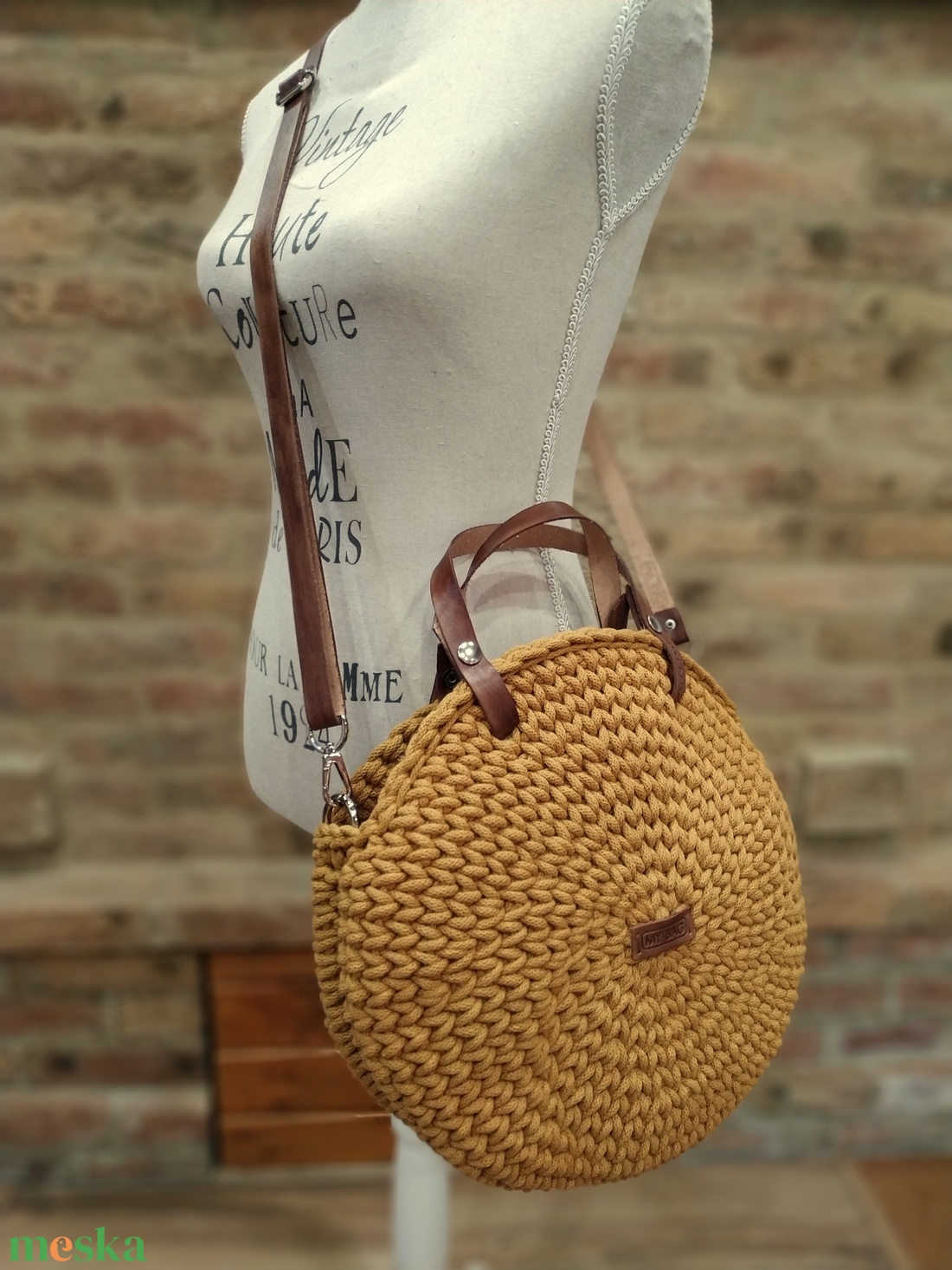 Horgolt női körtáska mustársárga színben - Crossbody - táska & tok - kézitáska & válltáska - vállon átvethető táska - Meska.hu Horgolt női körtáska mustársárga színben - Crossbody - táska & tok - kézitáska & válltáska - vállon átvethető táska - Meska.hu