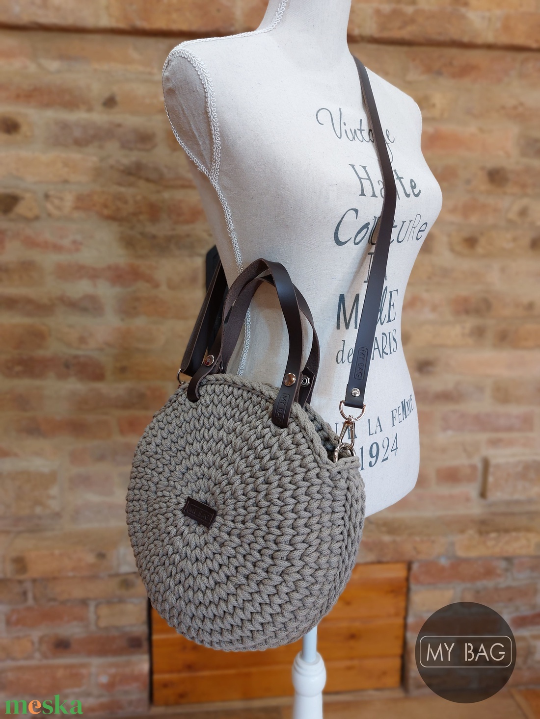 Horgolt női körtáska CAPUCCINO színben - Crossbody - táska & tok - kézitáska & válltáska - vállon átvethető táska - Meska.hu Horgolt női körtáska CAPUCCINO színben - Crossbody - táska & tok - kézitáska & válltáska - vállon átvethető táska - Meska.hu