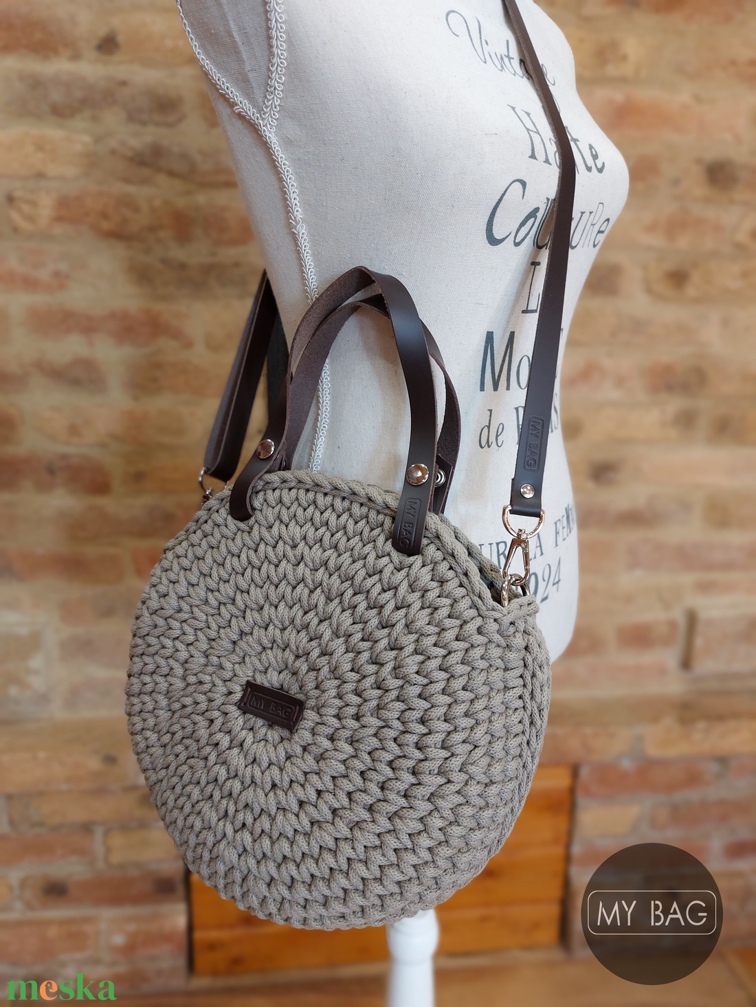 Horgolt női körtáska CAPUCCINO színben - Crossbody - táska & tok - kézitáska & válltáska - vállon átvethető táska - Meska.hu Horgolt női körtáska CAPUCCINO színben - Crossbody - táska & tok - kézitáska & válltáska - vállon átvethető táska - Meska.hu
