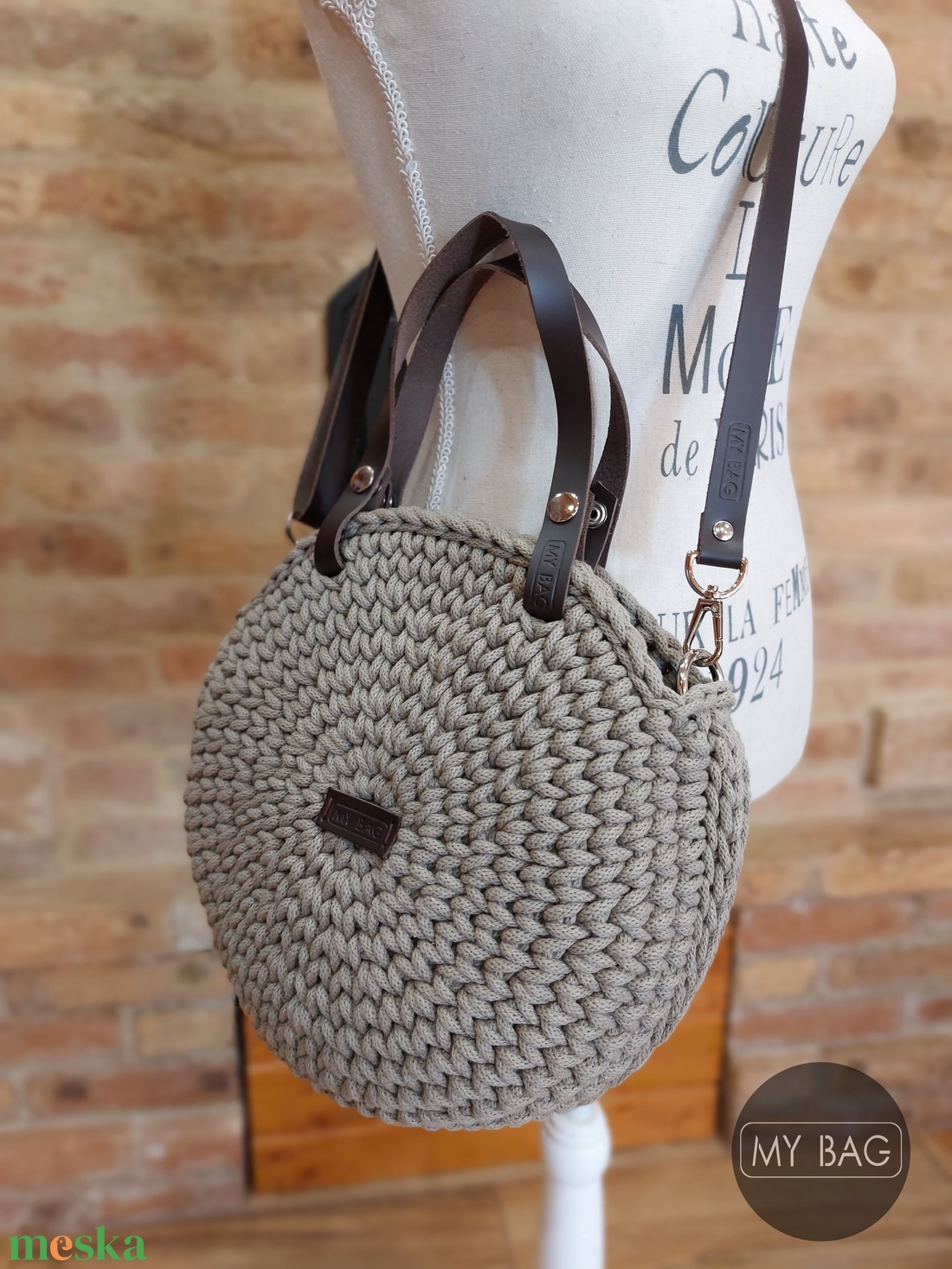 Horgolt női körtáska CAPUCCINO színben - Crossbody - táska & tok - kézitáska & válltáska - vállon átvethető táska - Meska.hu Horgolt női körtáska CAPUCCINO színben - Crossbody - táska & tok - kézitáska & válltáska - vállon átvethető táska - Meska.hu
