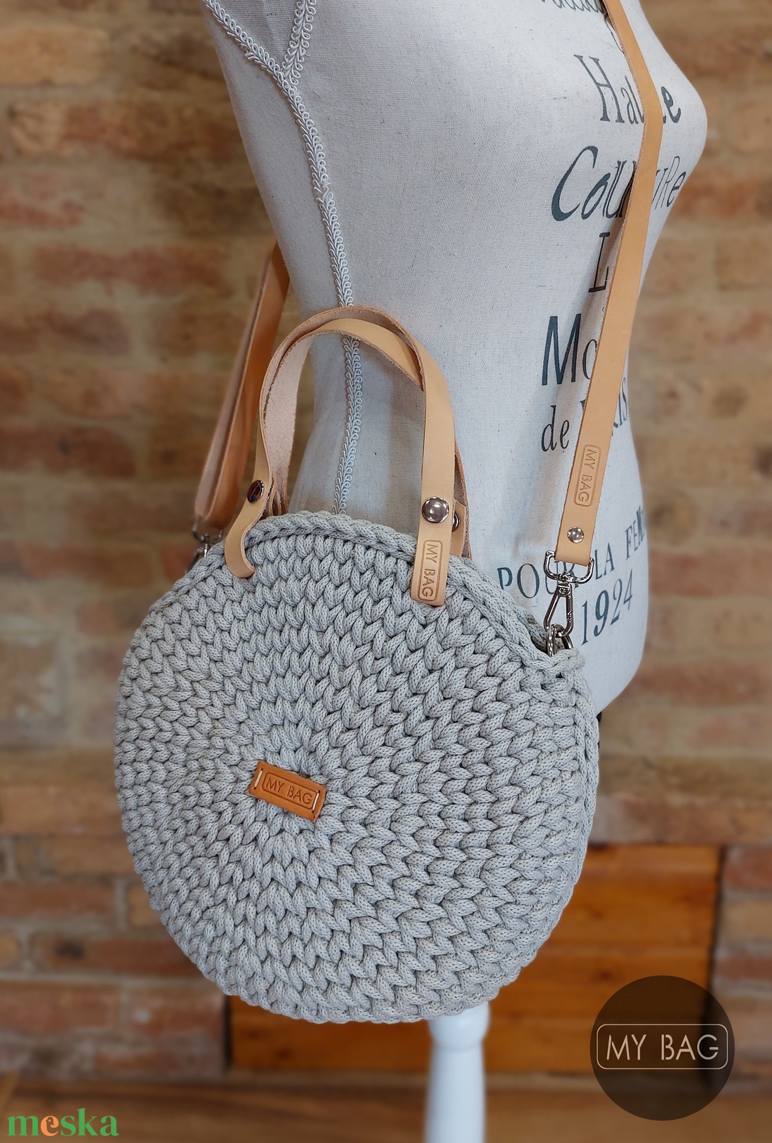 Horgolt női körtáska BÉZS színben - Crossbody - táska & tok - kézitáska & válltáska - vállon átvethető táska - Meska.hu Horgolt női körtáska BÉZS színben - Crossbody - táska & tok - kézitáska & válltáska - vállon átvethető táska - Meska.hu