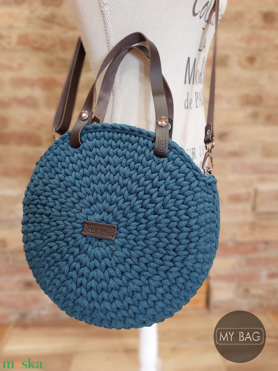 Horgolt női körtáska PETROL színben - Crossbody - táska & tok - kézitáska & válltáska - vállon átvethető táska - Meska.hu Horgolt női körtáska PETROL színben - Crossbody - táska & tok - kézitáska & válltáska - vállon átvethető táska - Meska.hu