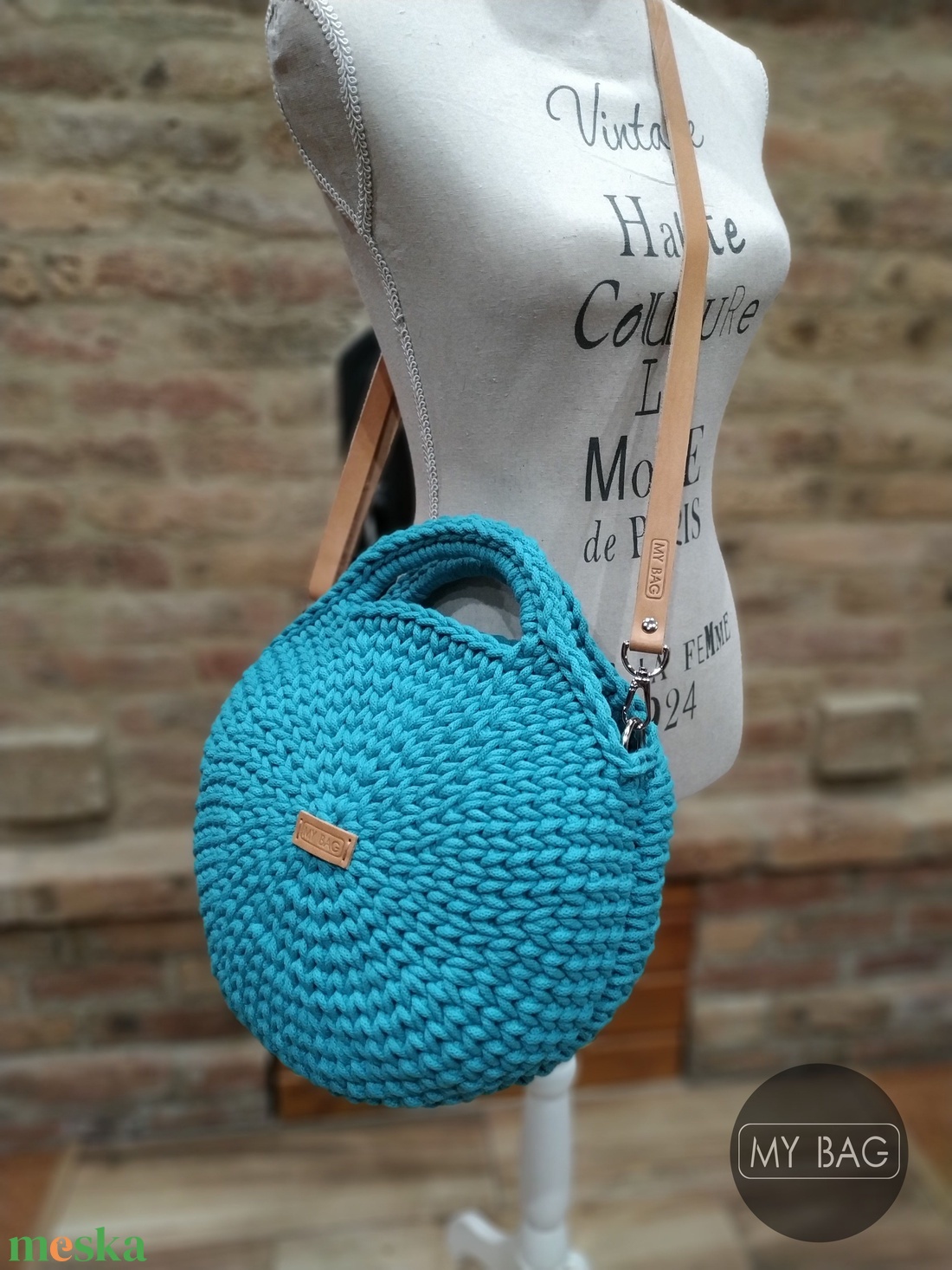 Horgolt női körtáska TÜRKIZKÉK színben - Crossbody - táska & tok - kézitáska & válltáska - vállon átvethető táska - Meska.hu Horgolt női körtáska TÜRKIZKÉK színben - Crossbody - táska & tok - kézitáska & válltáska - vállon átvethető táska - Meska.hu