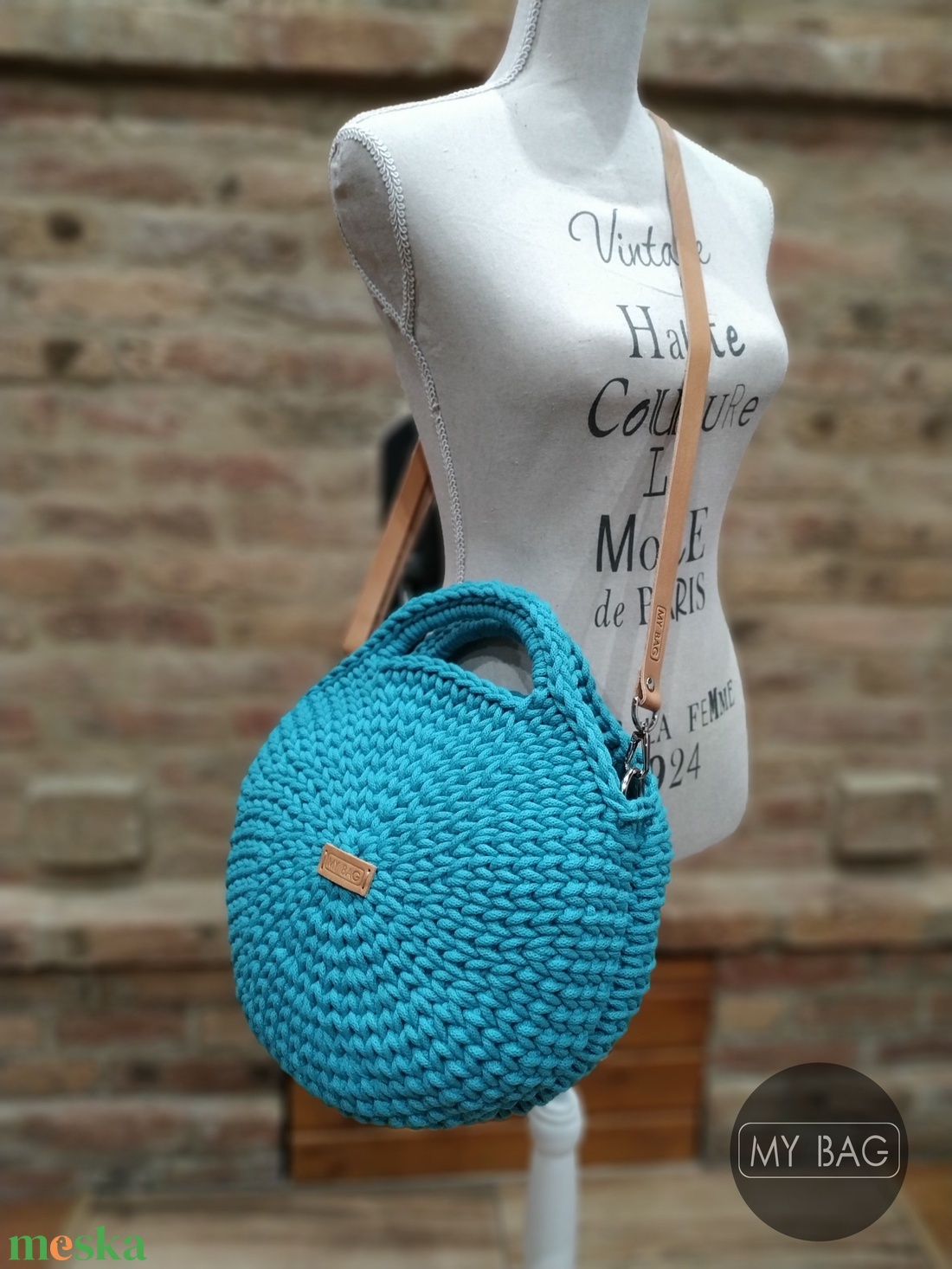 Horgolt női körtáska TÜRKIZKÉK színben - Crossbody - táska & tok - kézitáska & válltáska - vállon átvethető táska - Meska.hu Horgolt női körtáska TÜRKIZKÉK színben - Crossbody - táska & tok - kézitáska & válltáska - vállon átvethető táska - Meska.hu