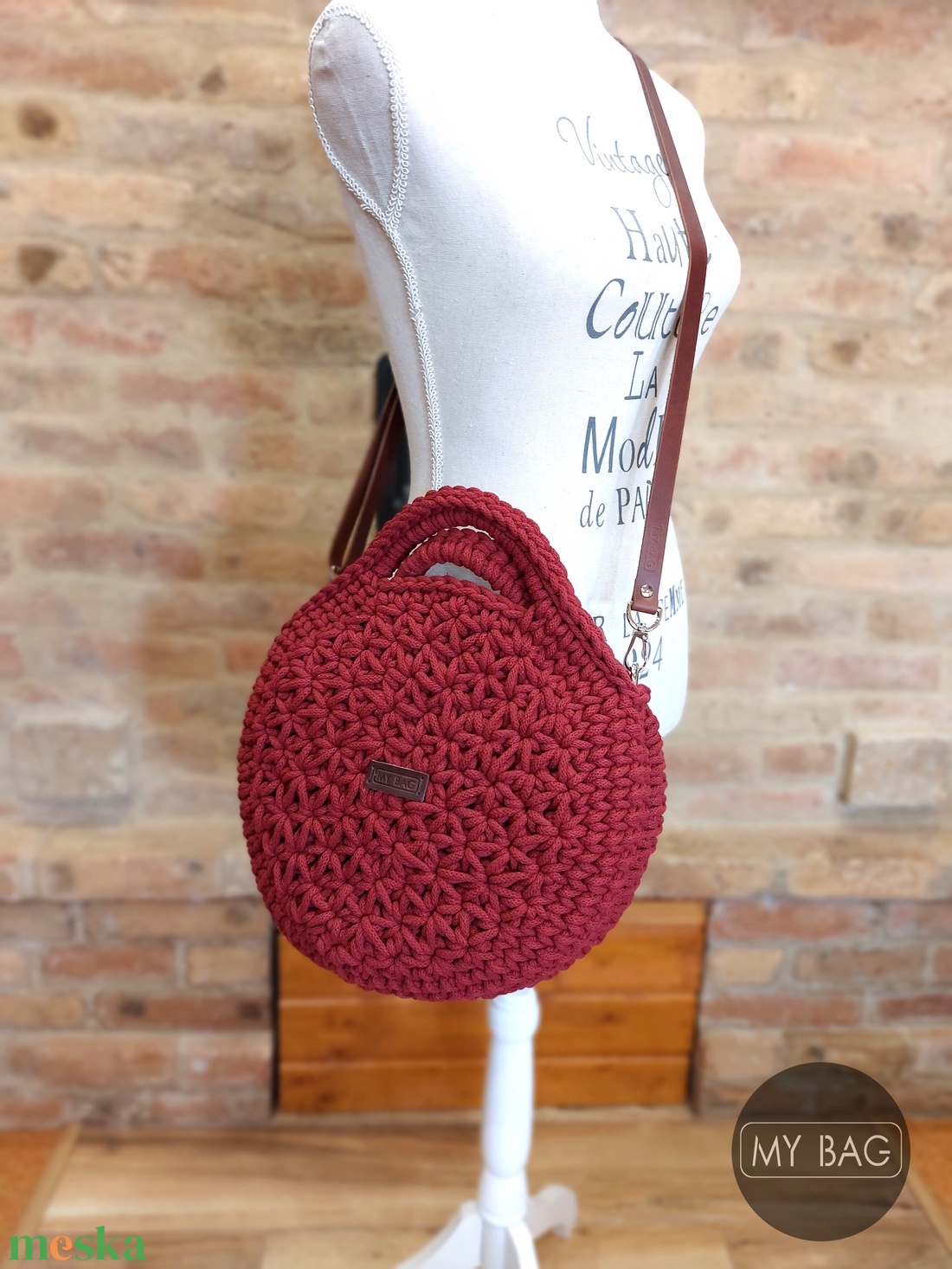 Horgolt női körtáska WINE RED színben - jázmin mintával - Crossbody - táska & tok - kézitáska & válltáska - vállon átvethető táska - Meska.hu Horgolt női körtáska WINE RED színben - jázmin mintával - Crossbody - táska & tok - kézitáska & válltáska - vállon átvethető táska - Meska.hu