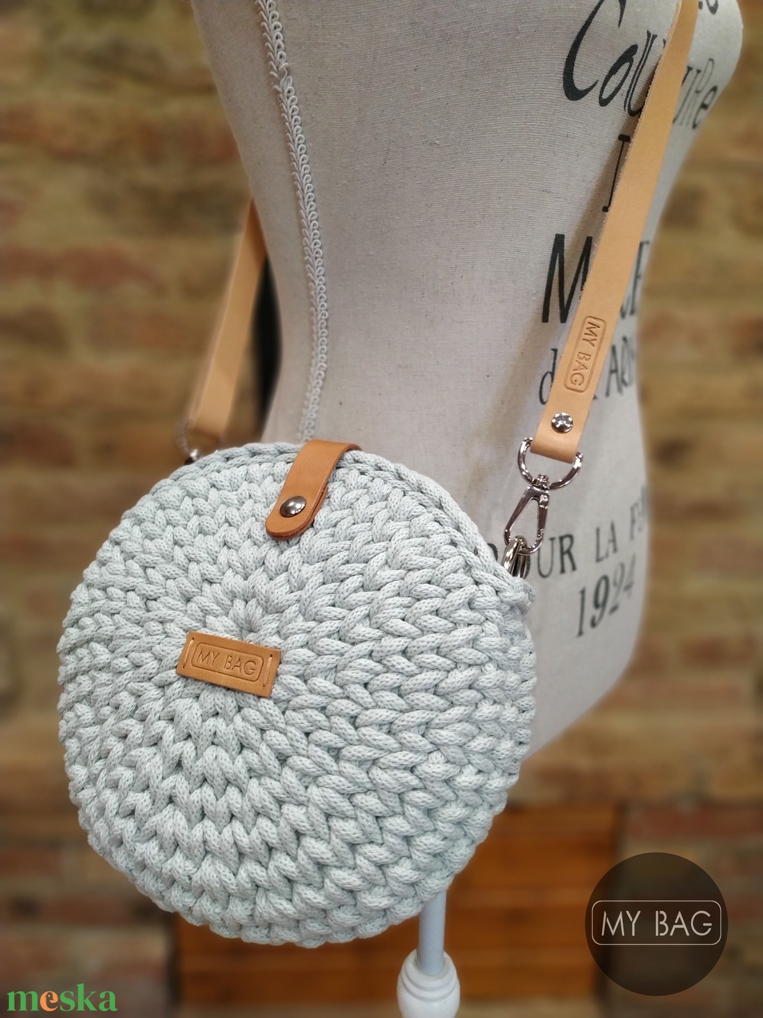 Horgolt női körtáska - MINI - Crossbody - PASTEL ZÖLD - táska & tok - kézitáska & válltáska - vállon átvethető táska - Meska.hu Horgolt női körtáska - MINI - Crossbody - PASTEL ZÖLD - táska & tok - kézitáska & válltáska - vállon átvethető táska - Meska.hu