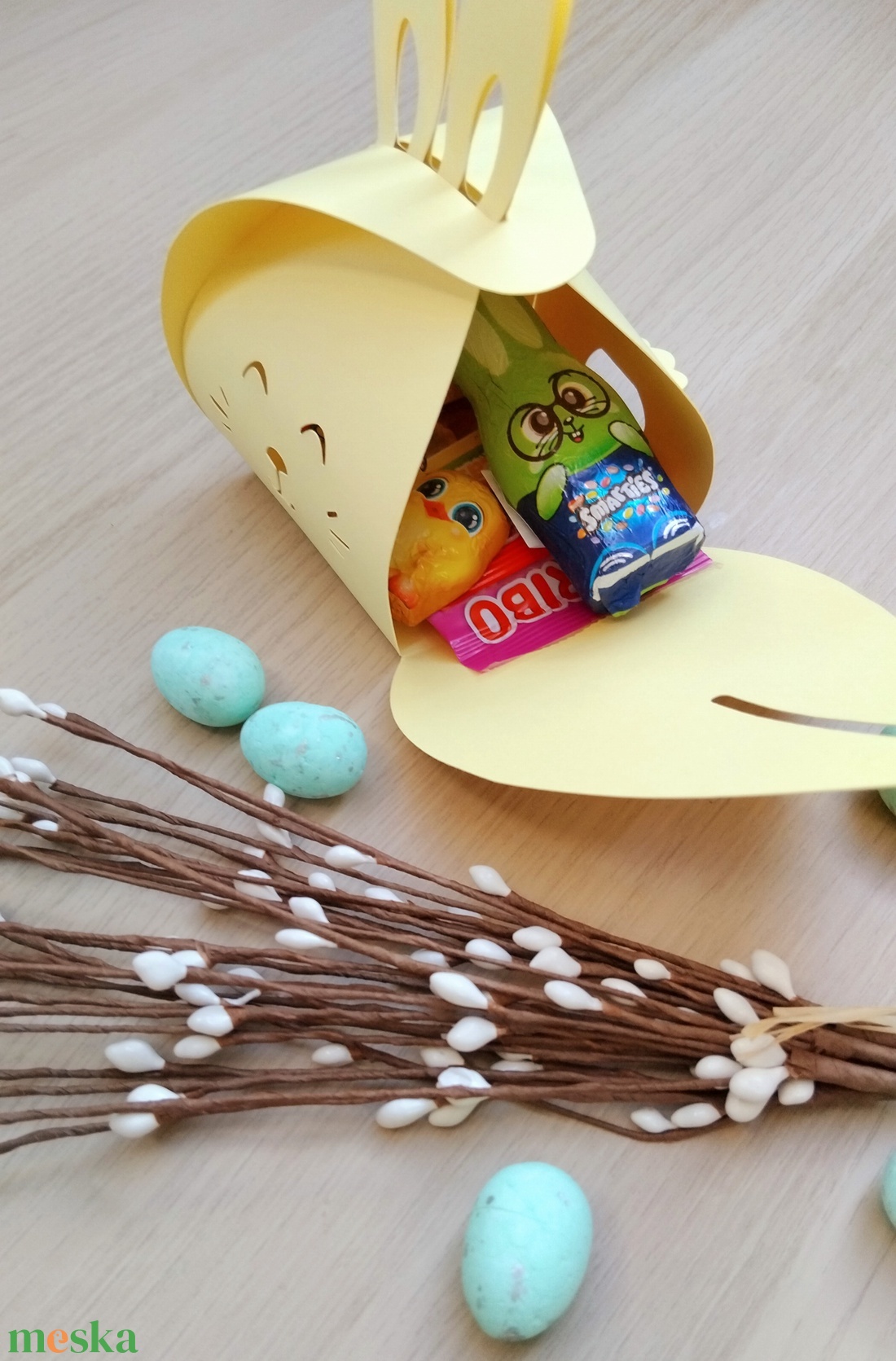 Nyuszi ajándékdoboz - diy (csináld magad) - egységcsomag - Meska.hu