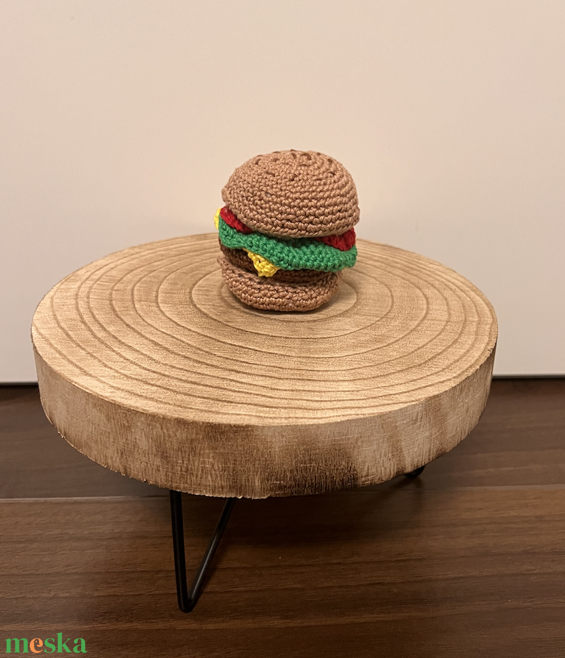 Horgolt hamburger - játék & sport - plüssállat & játékfigura - más figura - Meska.hu