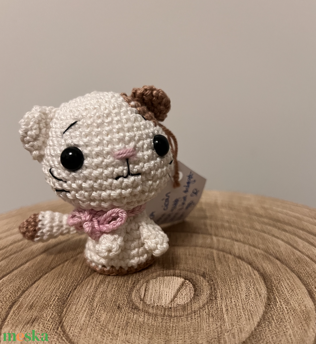 Horgolt cica - játék & sport - plüssállat & játékfigura - cica - Meska.hu