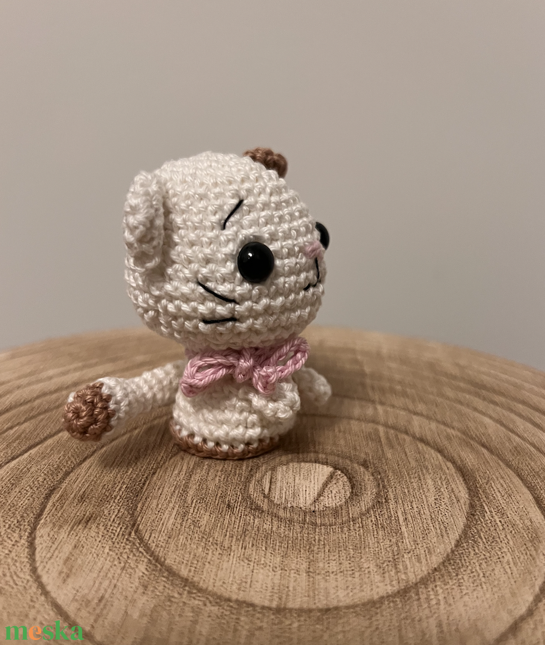 Horgolt cica - játék & sport - plüssállat & játékfigura - cica - Meska.hu