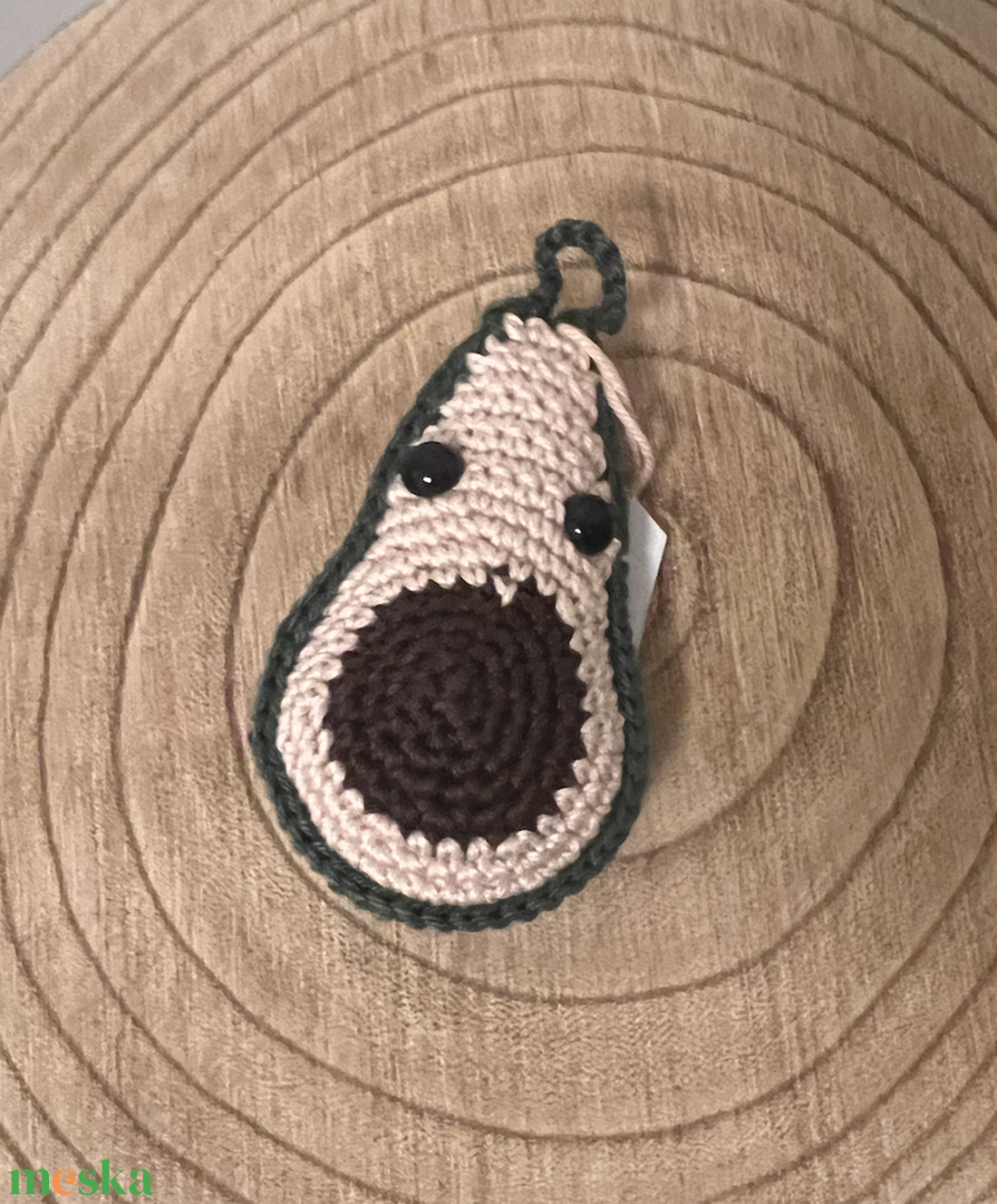 Horgolt avokádó - játék & sport - plüssállat & játékfigura - más figura - Meska.hu