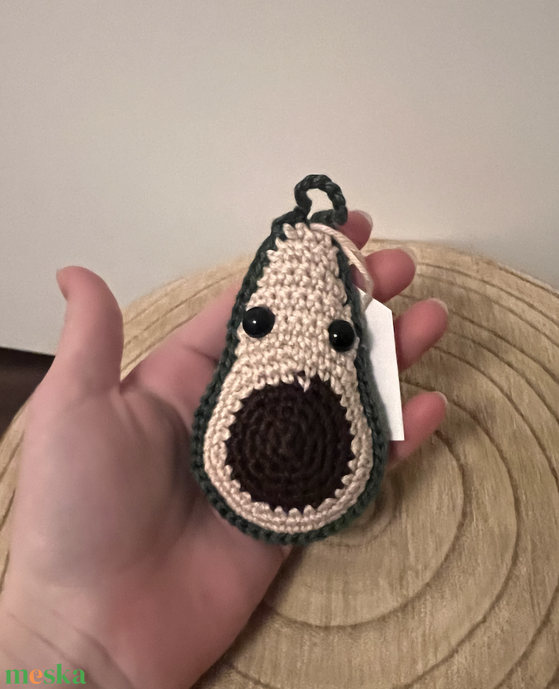 Horgolt avokádó - játék & sport - plüssállat & játékfigura - más figura - Meska.hu