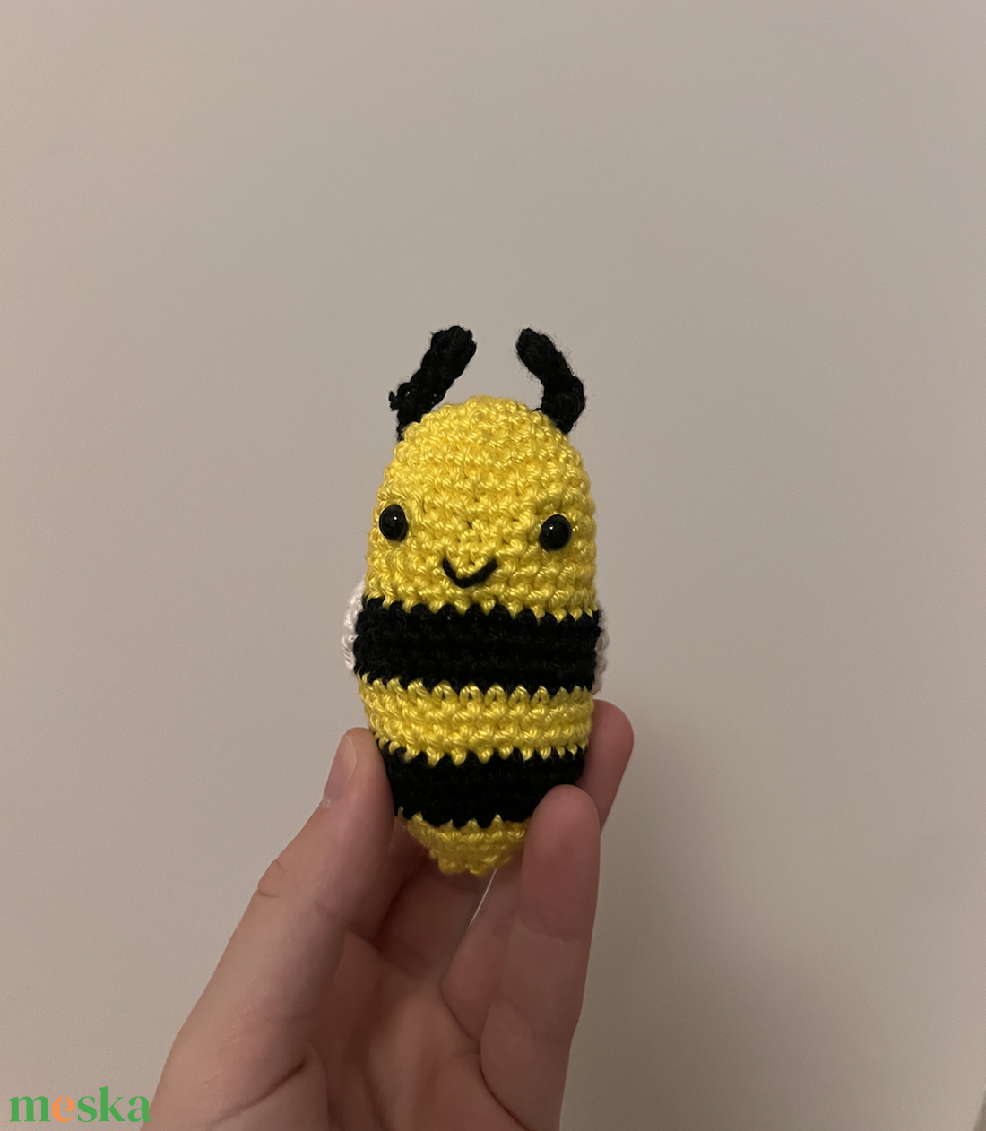 Horgolt méhecske - játék & sport - plüssállat & játékfigura - méhecske - Meska.hu