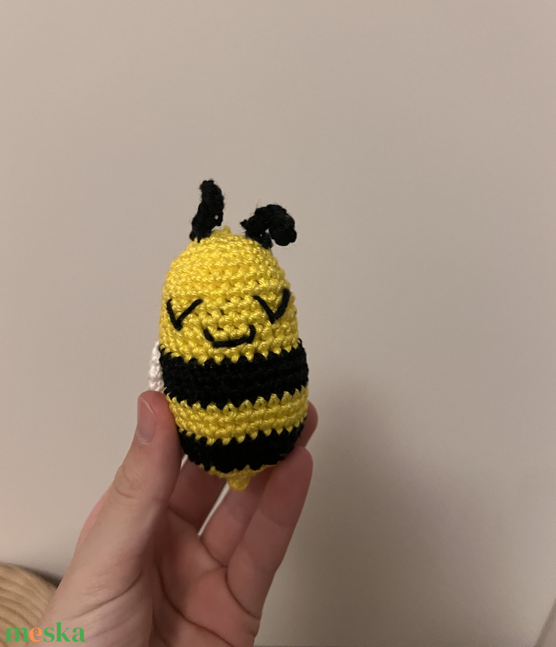 Horgolt méhecske - játék & sport - plüssállat & játékfigura - méhecske - Meska.hu