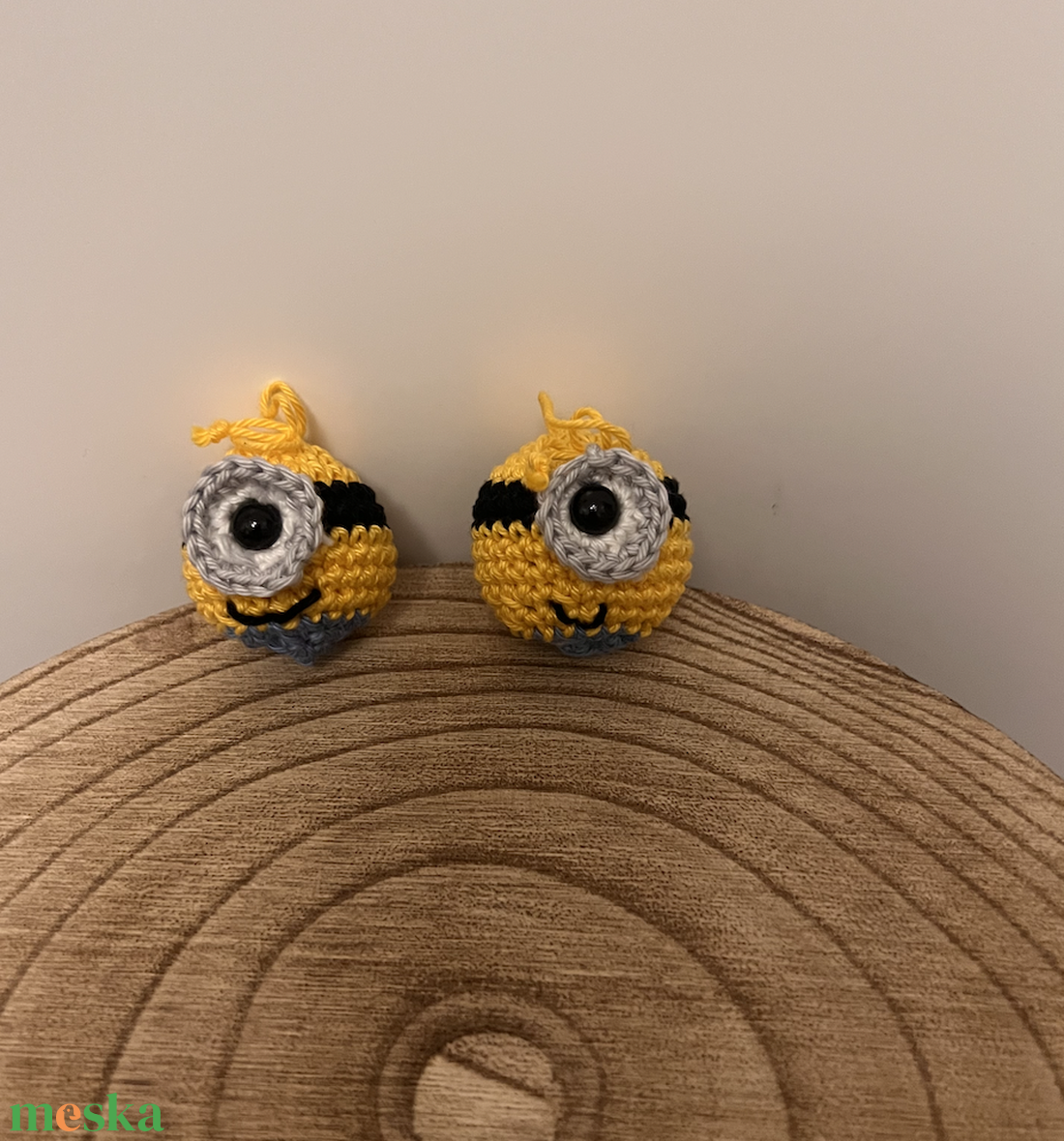 Horgolt Minion - játék & sport - plüssállat & játékfigura - más figura - Meska.hu