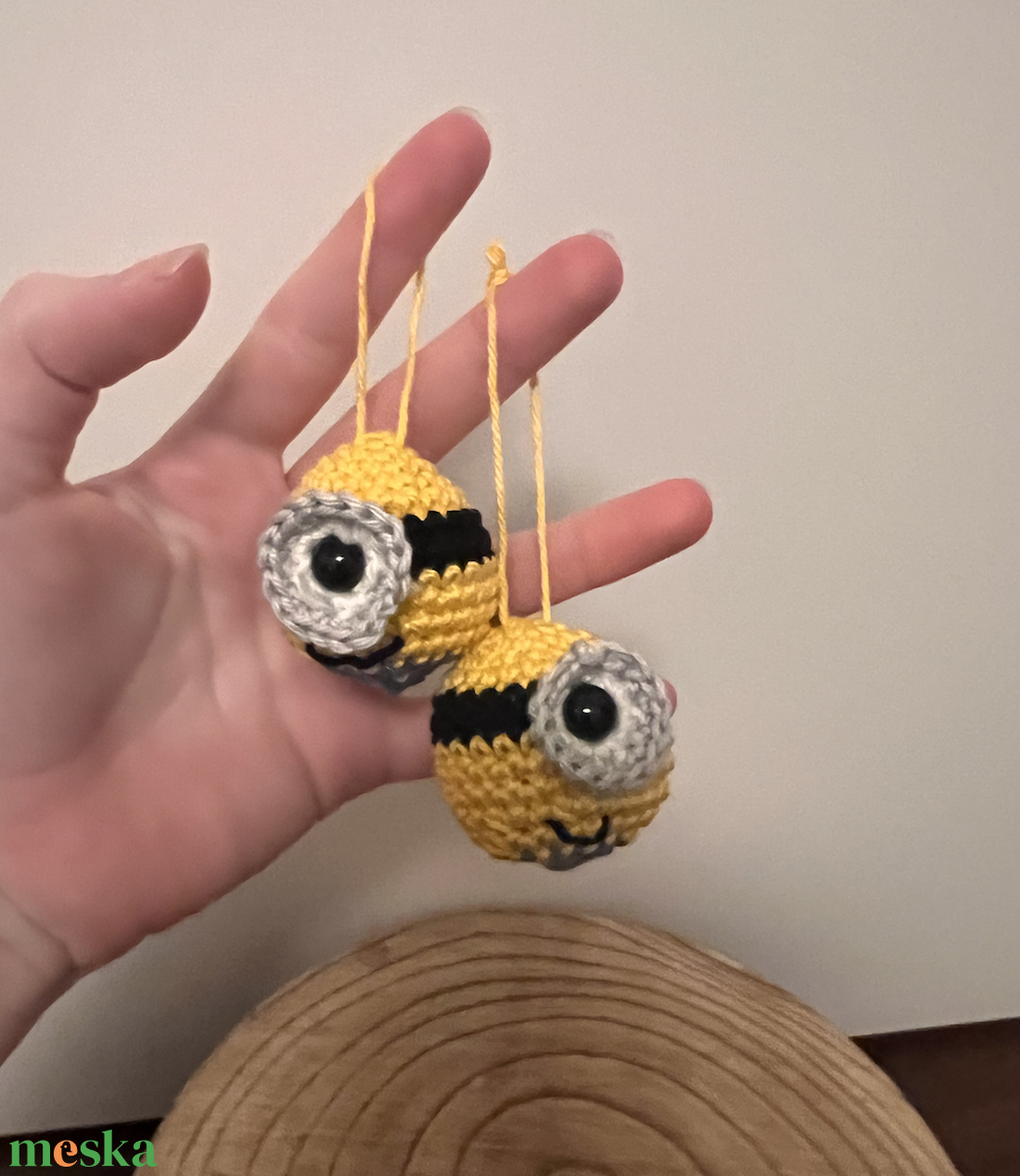 Horgolt Minion - játék & sport - plüssállat & játékfigura - más figura - Meska.hu