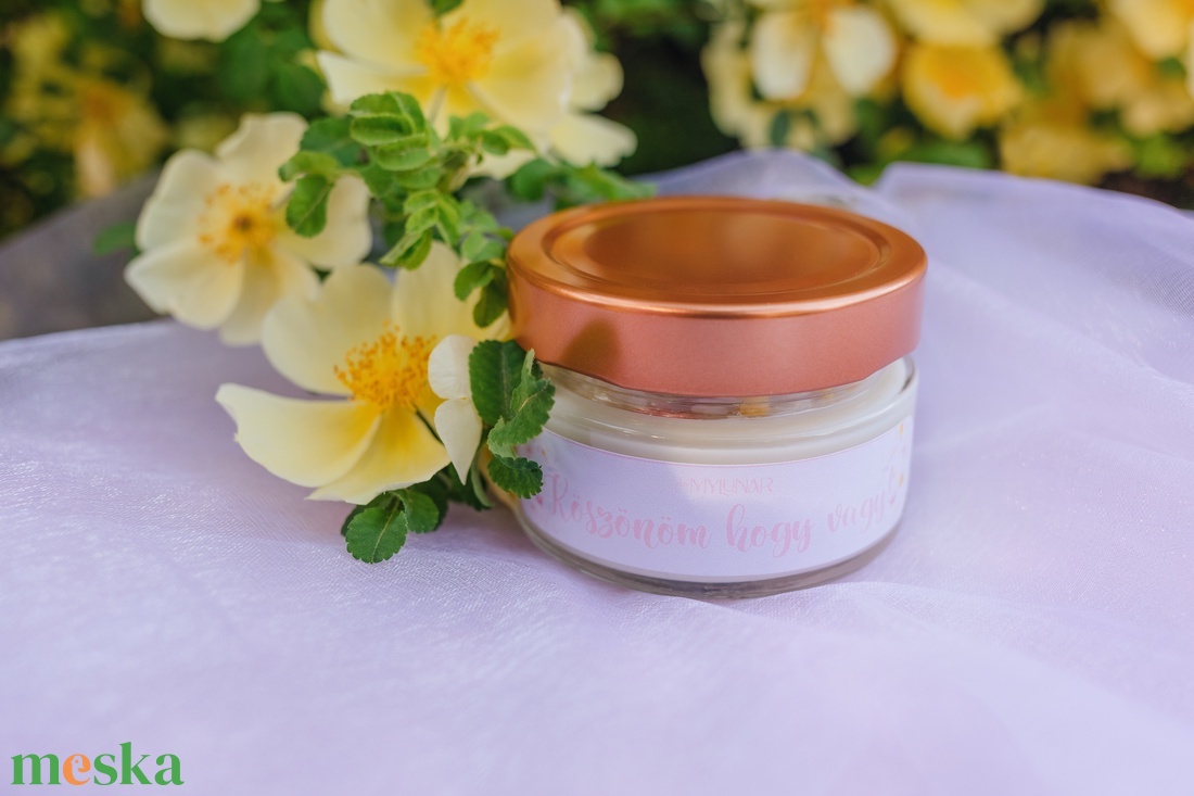 Köszönöm hogy vagy szójaviasz illatgyertya - otthon & életmód - gyertya, illat, aroma - gyertya - Meska.hu