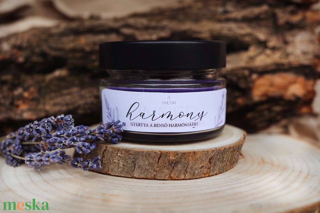 Inner Harmony szójaviasz illatgyertya - otthon & életmód - gyertya, illat, aroma - gyertya - Meska.hu