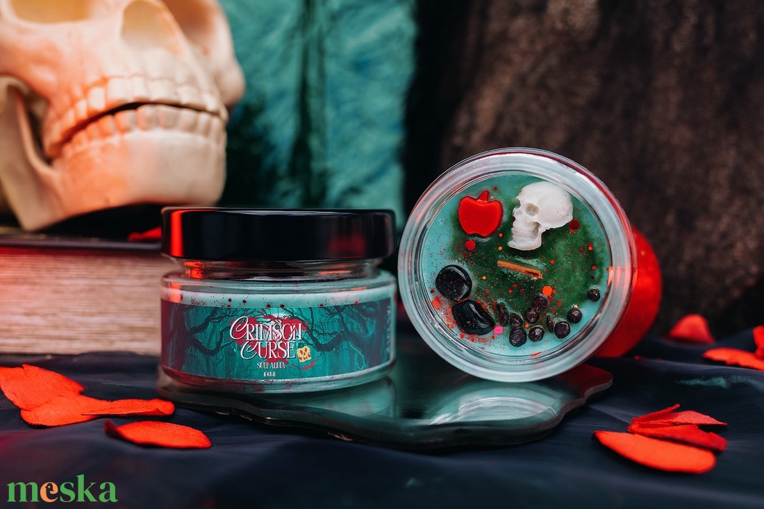 Crimson Curse szójaviasz illatgyertya - otthon & életmód - gyertya, illat, aroma - gyertya - Meska.hu