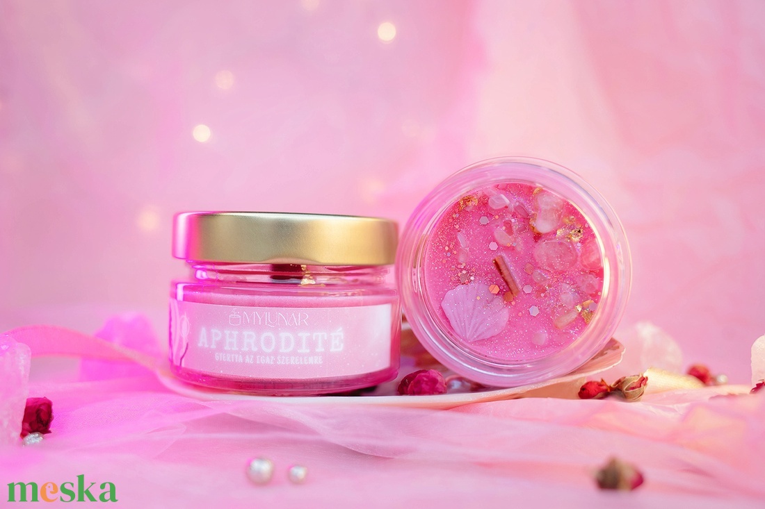 Aphrodité szójaviasz illatgyertya - otthon & életmód - gyertya, illat, aroma - gyertya - Meska.hu