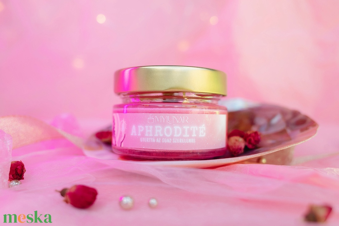 Aphrodité szójaviasz illatgyertya - otthon & életmód - gyertya, illat, aroma - gyertya - Meska.hu