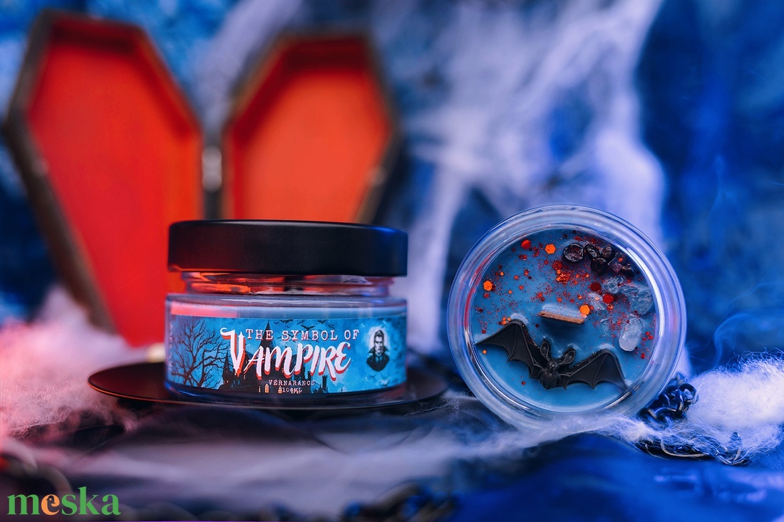 The Symbol of the Vampire szójaviasz illatgyertya - otthon & életmód - gyertya, illat, aroma - gyertya - Meska.hu