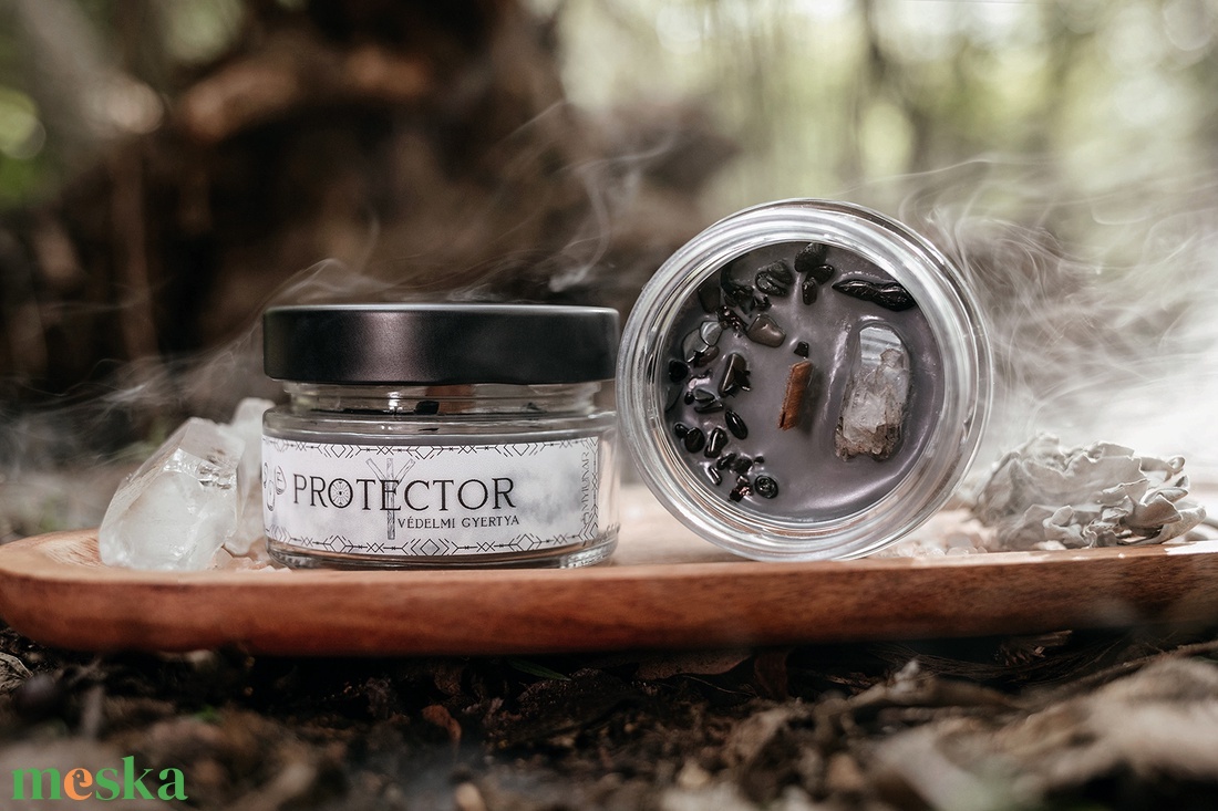 Protector szójaviasz illatgyertya - otthon & életmód - gyertya, illat, aroma - gyertya - Meska.hu