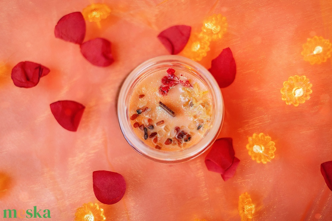 Napsugár szójaviasz illatgyertya - otthon & életmód - gyertya, illat, aroma - gyertya - Meska.hu