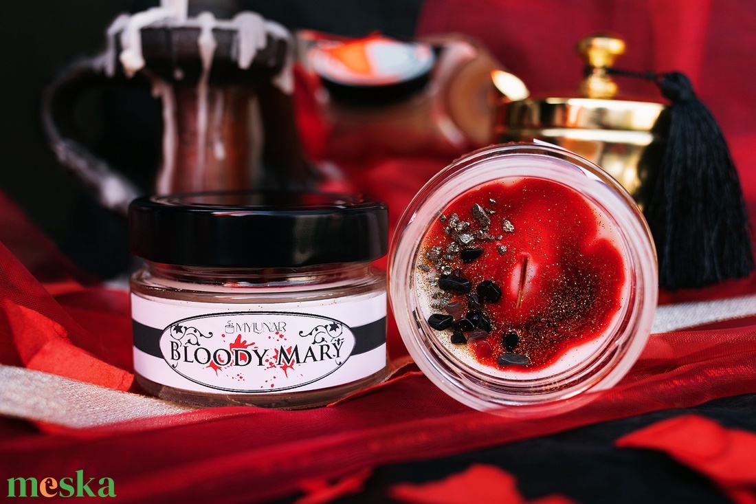Bloody Mary szójaviasz illatgyertya - otthon & életmód - gyertya, illat, aroma - gyertya - Meska.hu