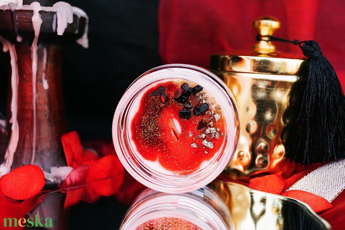 Bloody Mary szójaviasz illatgyertya - otthon & életmód - gyertya, illat, aroma - gyertya - Meska.hu