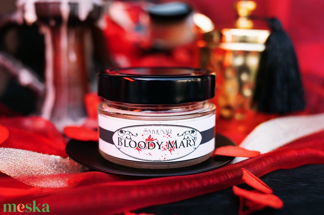 Bloody Mary szójaviasz illatgyertya - otthon & életmód - gyertya, illat, aroma - gyertya - Meska.hu