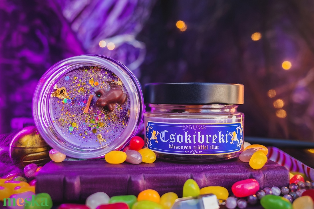 Csokibreki szójaviasz illatgyertya - otthon & életmód - gyertya, illat, aroma - gyertya - Meska.hu