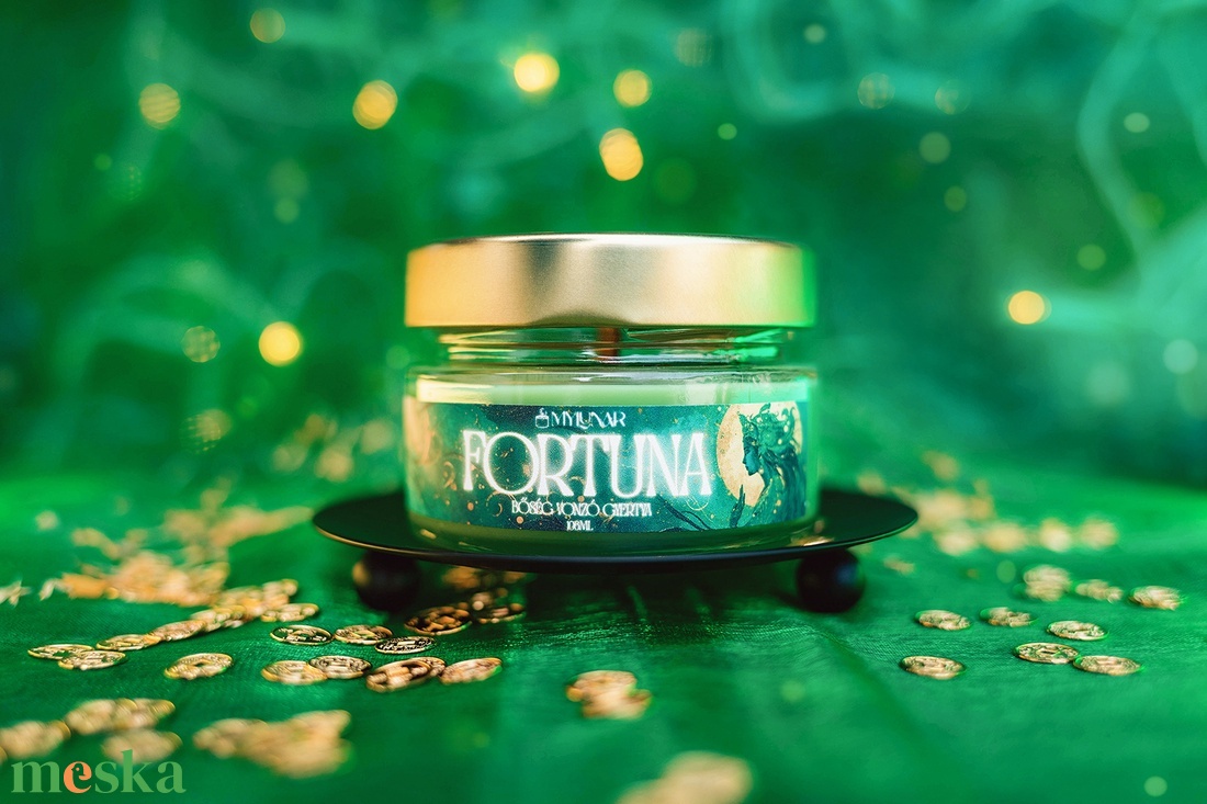 Fortuna szójaviasz illatgyertya - otthon & életmód - gyertya, illat, aroma - gyertya - Meska.hu