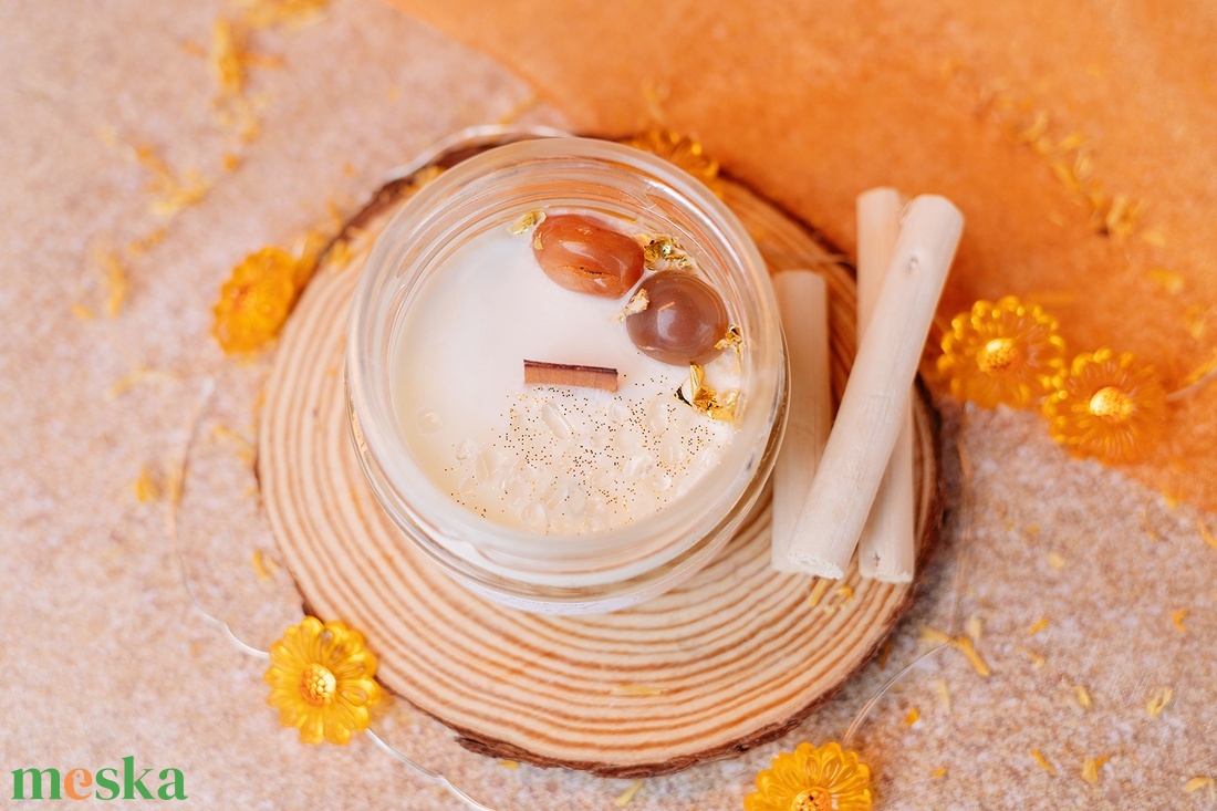 Good Vibes szójaviasz illatgyertya - otthon & életmód - gyertya, illat, aroma - gyertya - Meska.hu